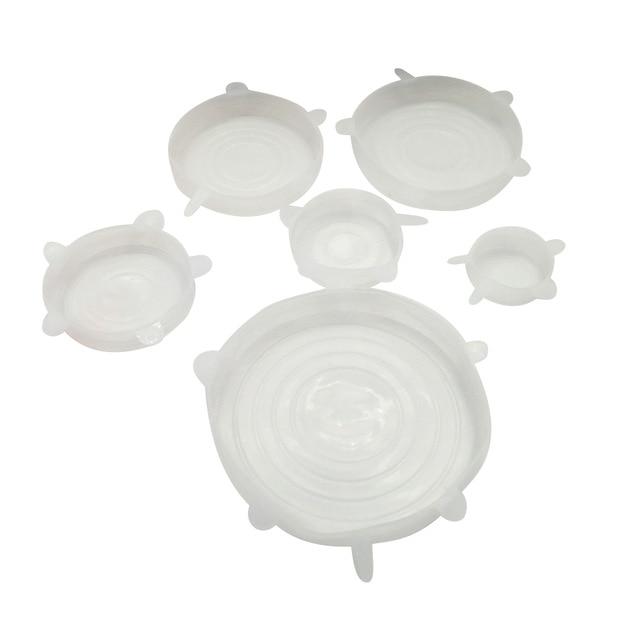EcoLid - 6 Silicone Reusable Stretch Covers | Bowlift
