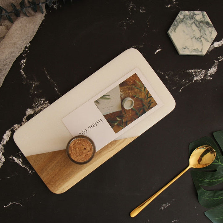 BowLift | Nordic Simple Marble Serving Tray