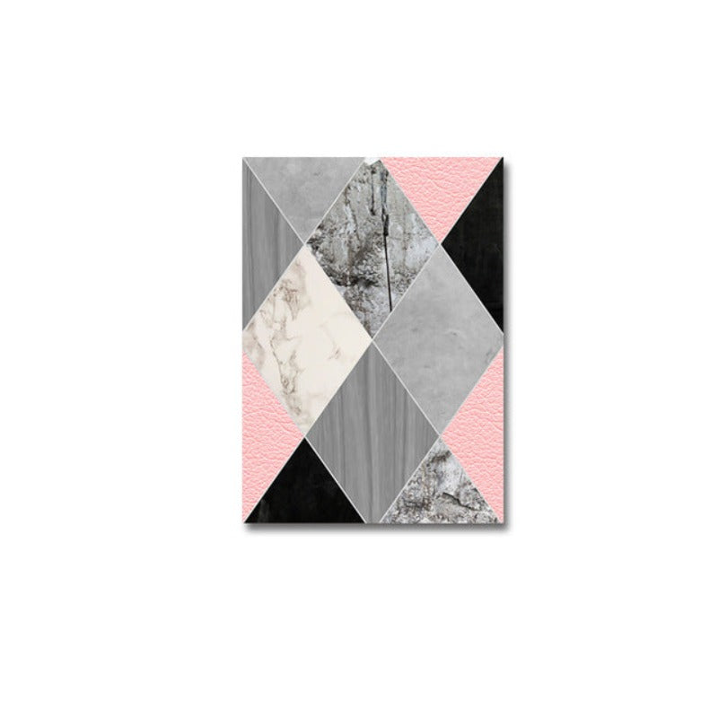 Abstract Geometric Wall Art Prints Vintage Poster - Canvas Wall Art Painting | Bowlift