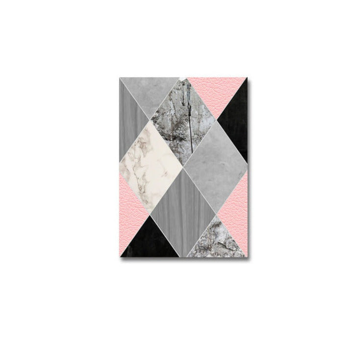 Abstract Geometric Wall Art Prints Vintage Poster - Canvas Wall Art Painting | Bowlift