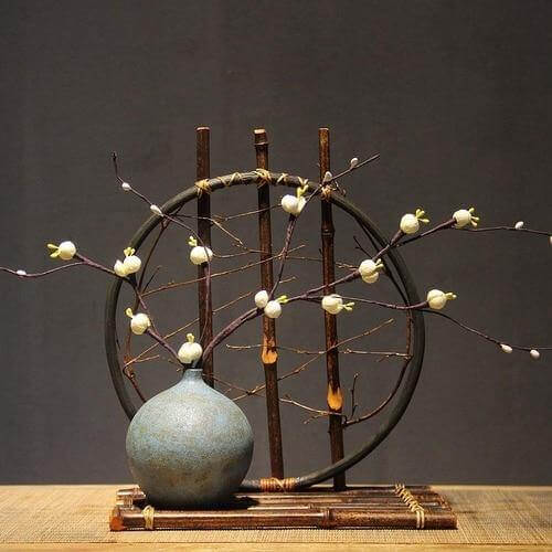 Handmade Bamboo Ceramic Flower Vase | Bowlift