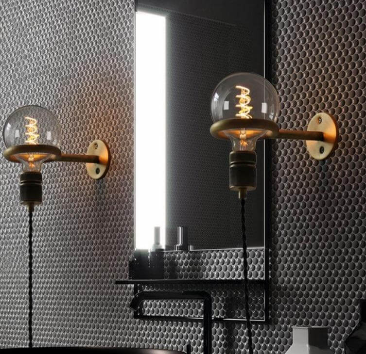 Nordic Retro Ring Sconce Mirror Wall Lamp | Bowlift