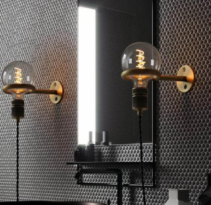 Nordic Retro Ring Sconce Mirror Wall Lamp | Bowlift