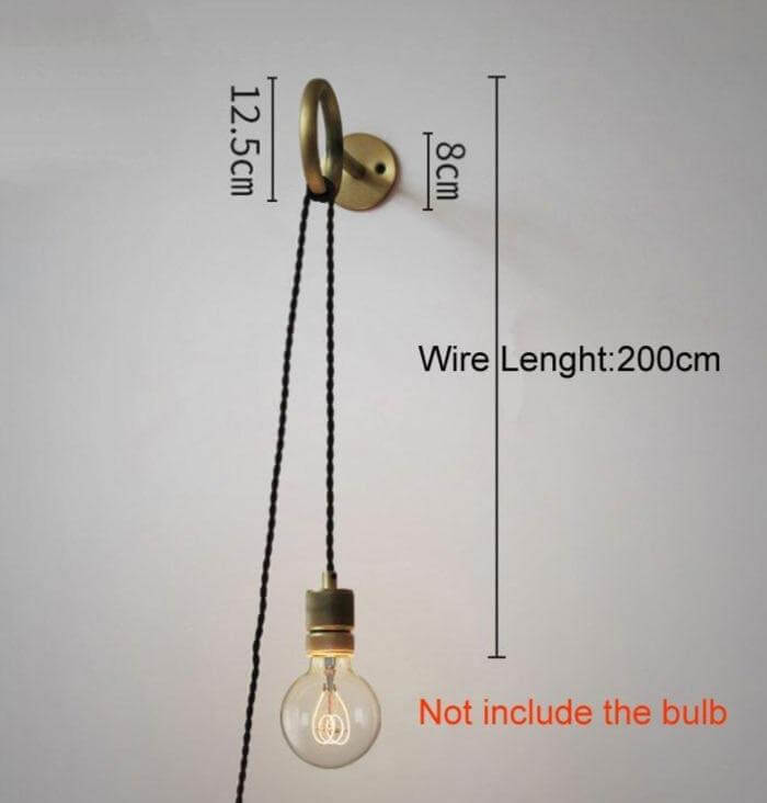 Nordic Retro Ring Sconce Mirror Wall Lamp | Bowlift