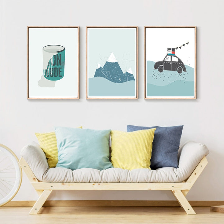 Nursery Wall Art - Canvas Wall Art Painting | Bowlift