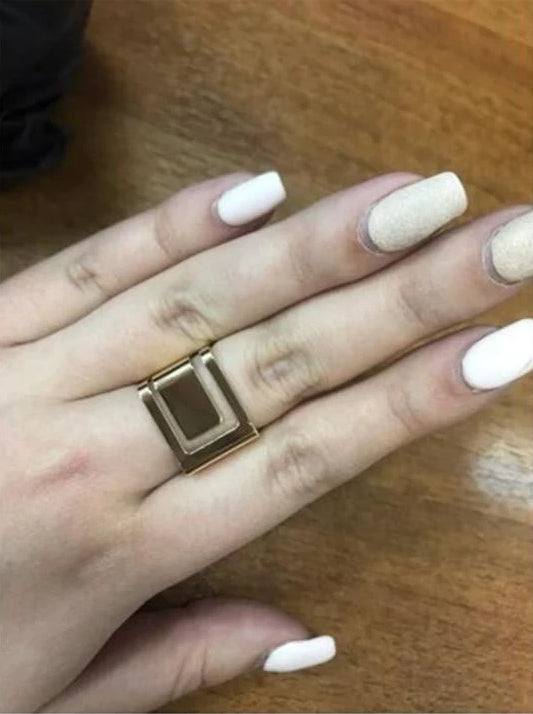 Primrose - Chunky Square Ring | Bowlift