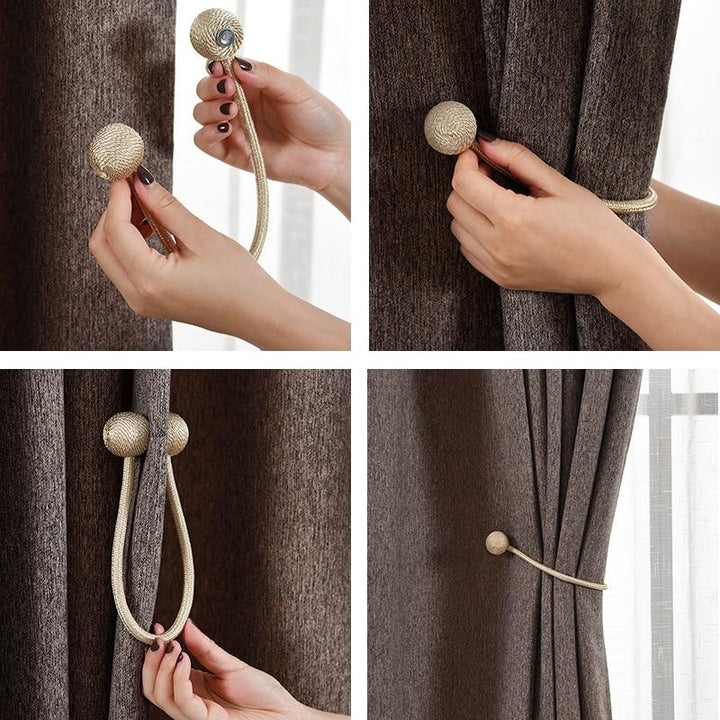 Magnetic Curtain Tie Back | Bowlift