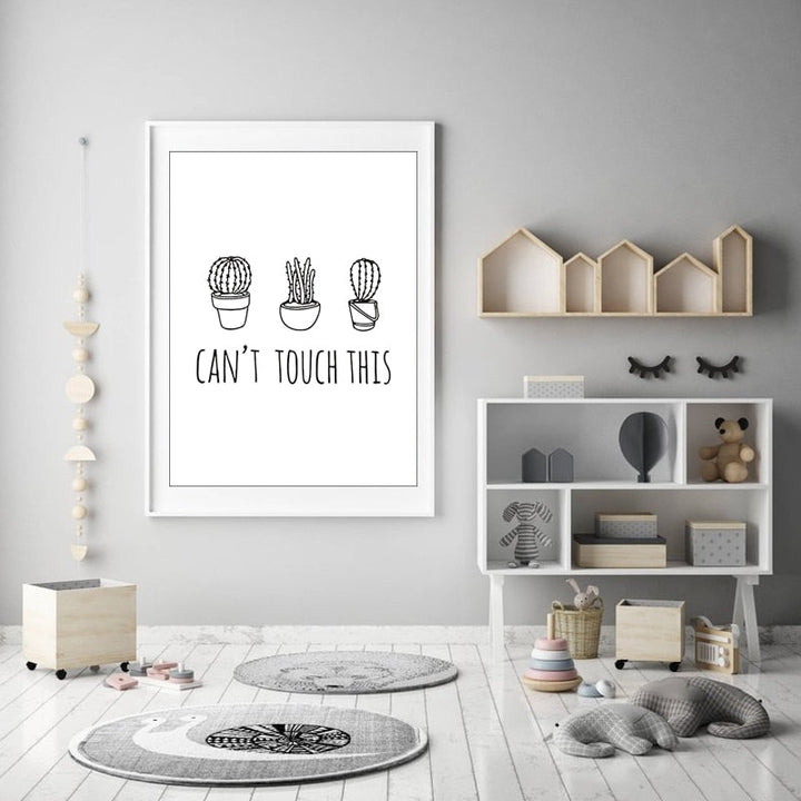 Can't Touch This - Canvas Wall Art Painting | Bowlift