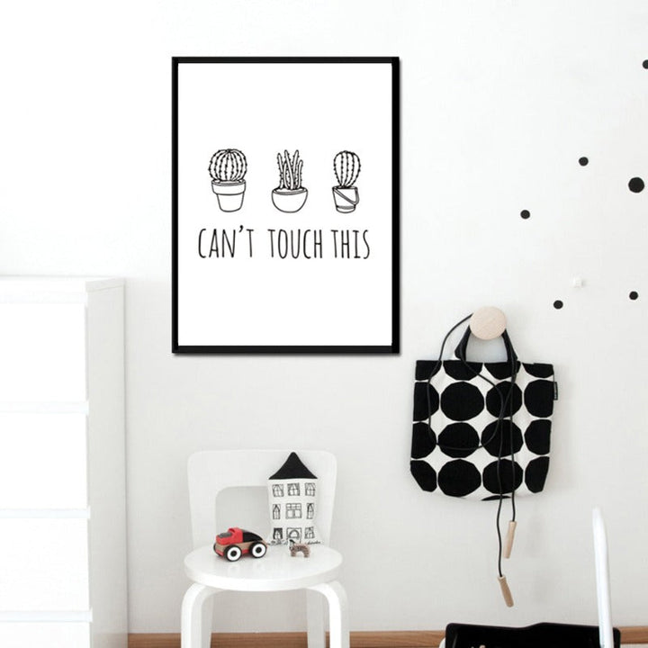Can't Touch This - Canvas Wall Art Painting | Bowlift