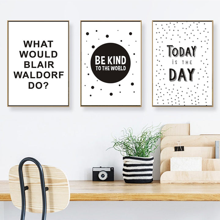Be Kind To The World - Canvas Wall Art Painting | Bowlift