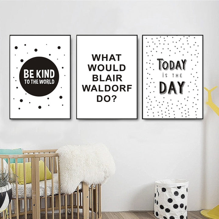 Be Kind To The World - Canvas Wall Art Painting | Bowlift