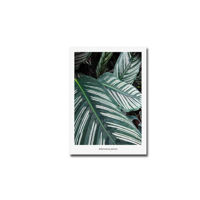 Green Leaves Life - Canvas Wall Art Painting | Bowlift