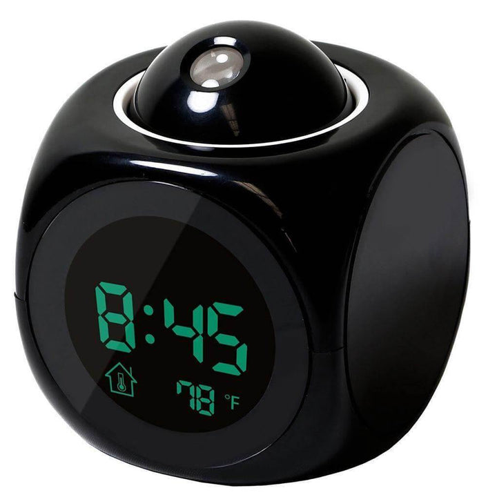 LCD Projection Display Digital Alarm Clock | Bowlift