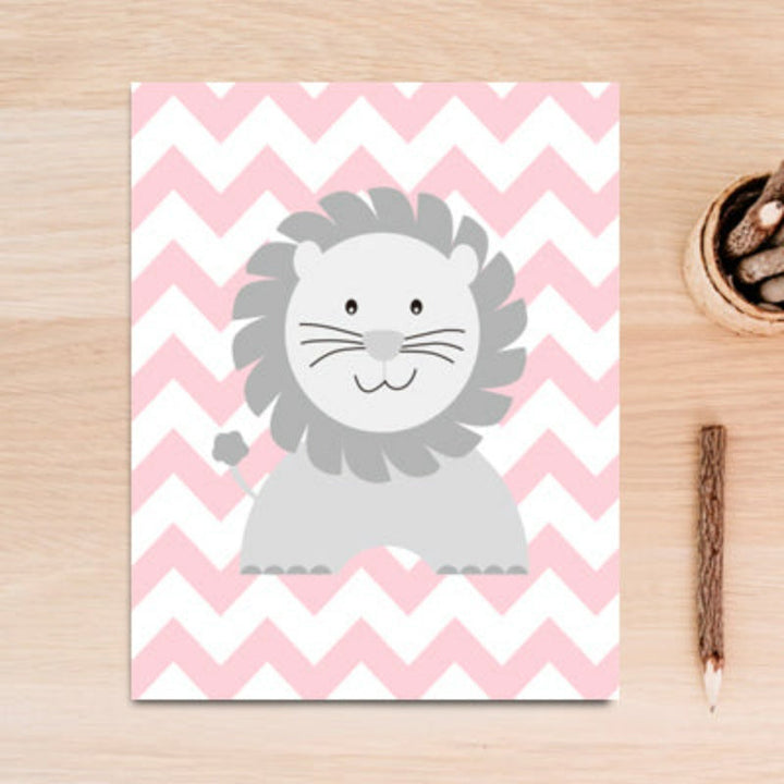 Cute Cartoon Animals - Canvas Wall Art Painting | Bowlift
