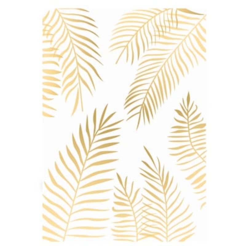 Geometric Leaves Pineapple - Canvas Wall Art Painting | Bowlift