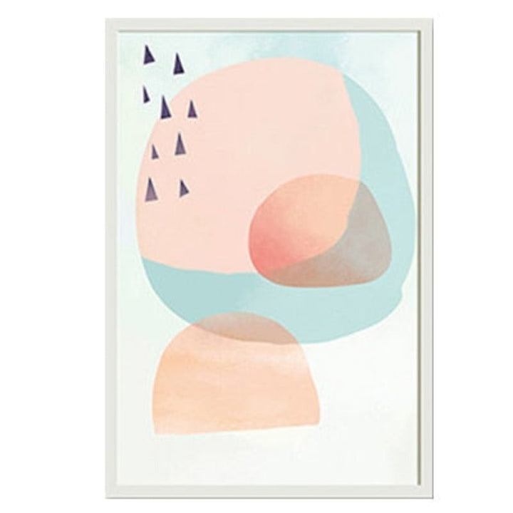 Abstract Watercolor Multi Pink Princess - Canvas Wall Art Painting | Bowlift