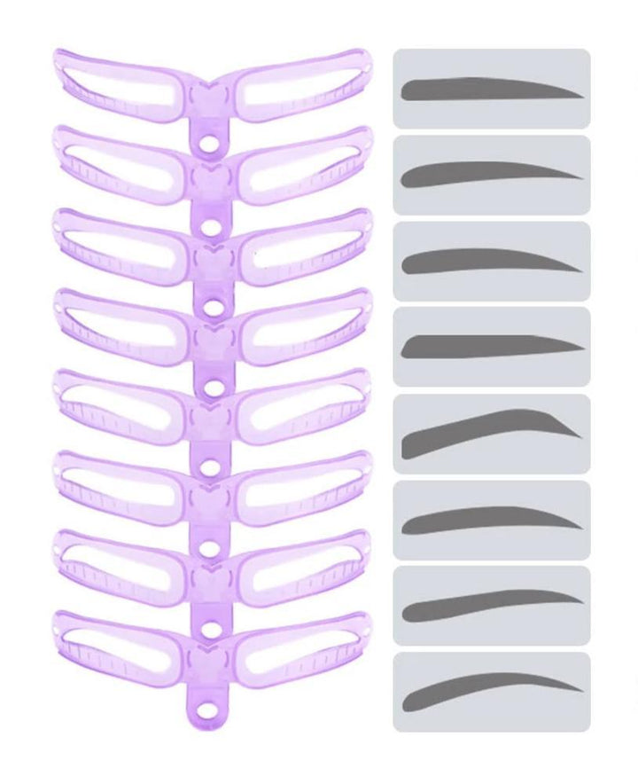 Eyebrow Shaping Template Stencil | Bowlift