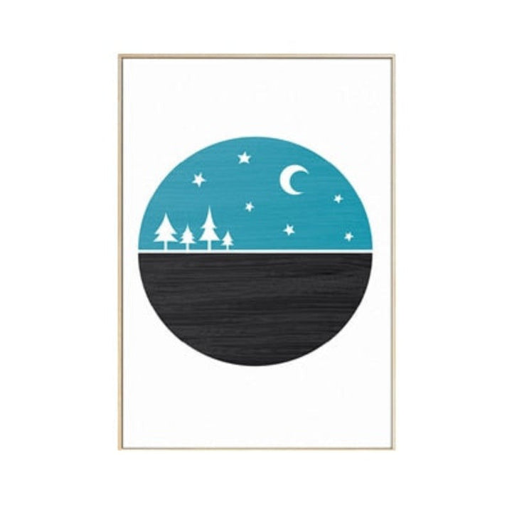 Sleep Under The Stars - Canvas Wall Art Painting | Bowlift