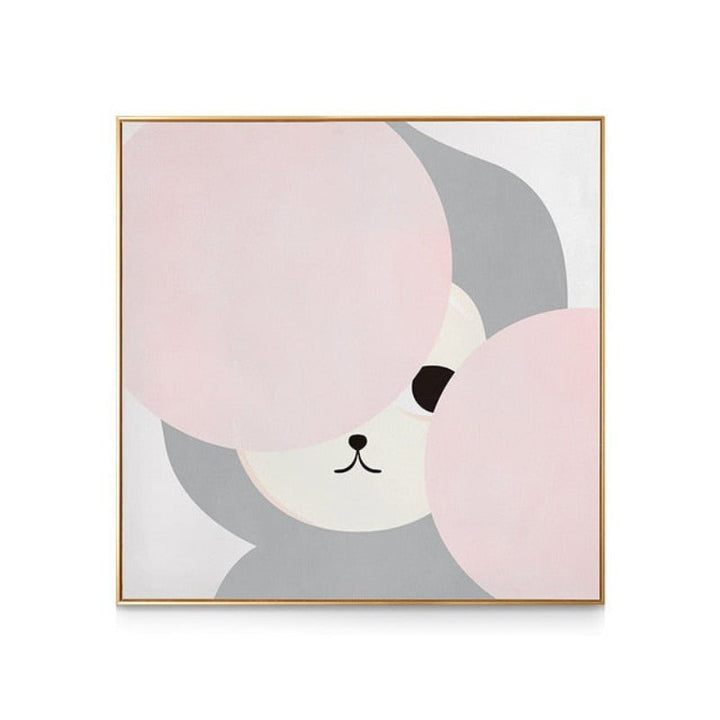 Nursery Cartoon Prints Wall Art - Canvas Wall Art Painting | Bowlift
