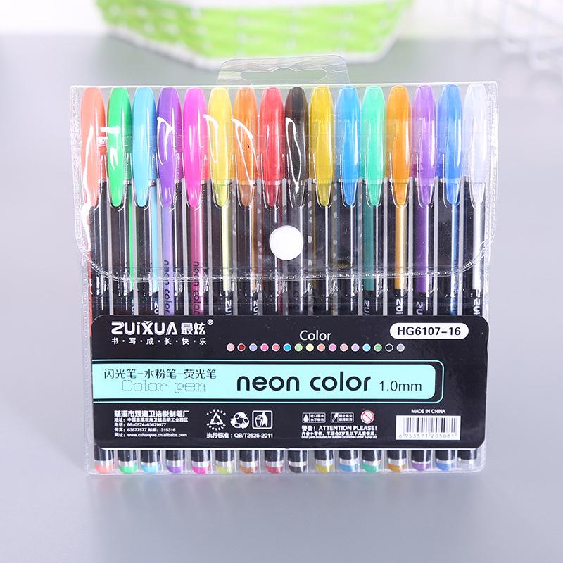 Glitzerly Glitter Gel Pens Set | Bowlift