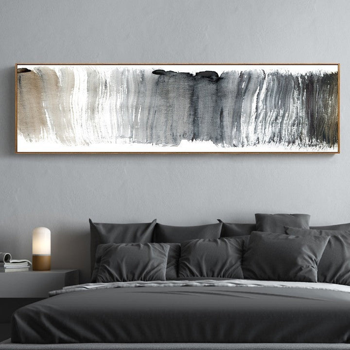 Black And White Panorama - Canvas Wall Art Painting | Bowlift