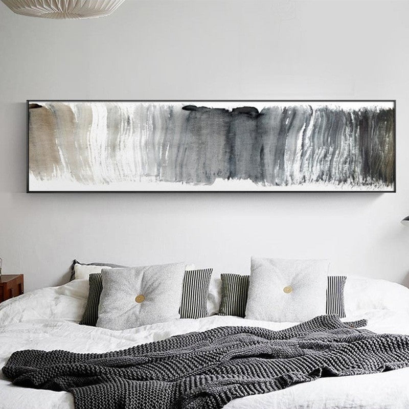 Black And White Panorama - Canvas Wall Art Painting | Bowlift