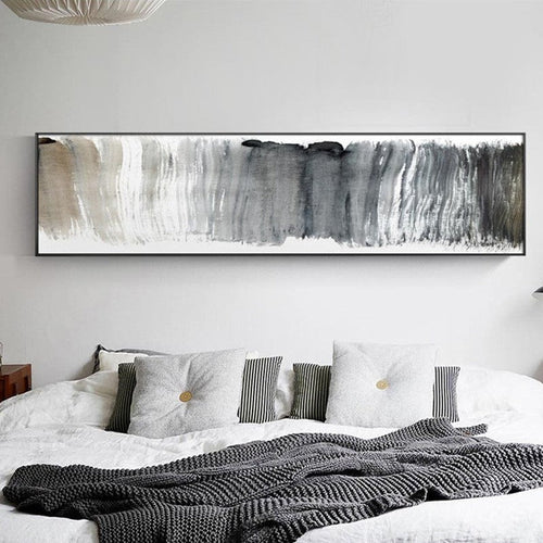 Black And White Panorama - Canvas Wall Art Painting | Bowlift