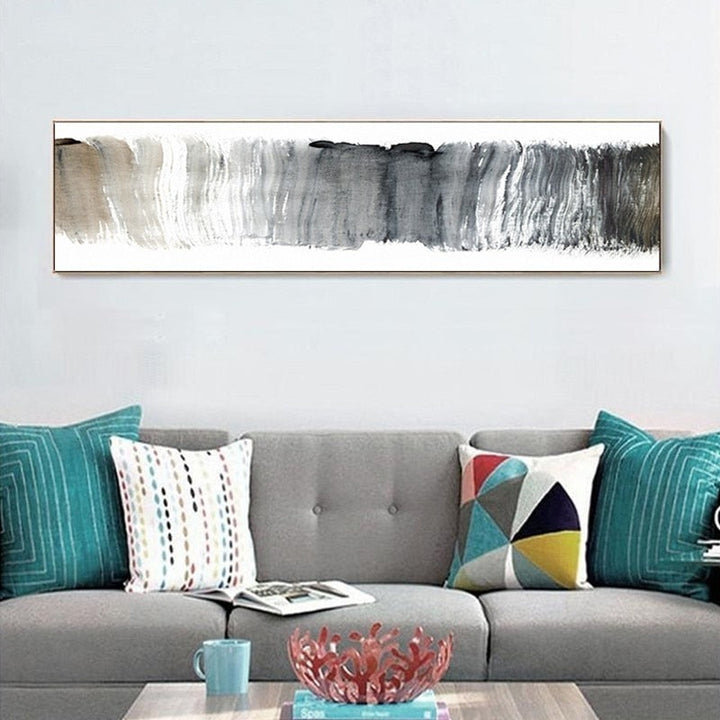 Black And White Panorama - Canvas Wall Art Painting | Bowlift