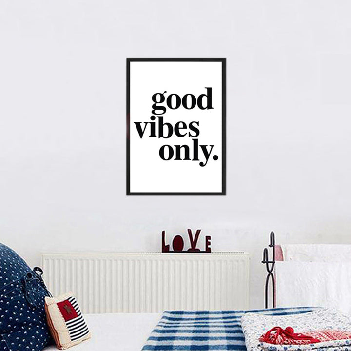 Good vibes only - Canvas Wall Art Painting | Bowlift
