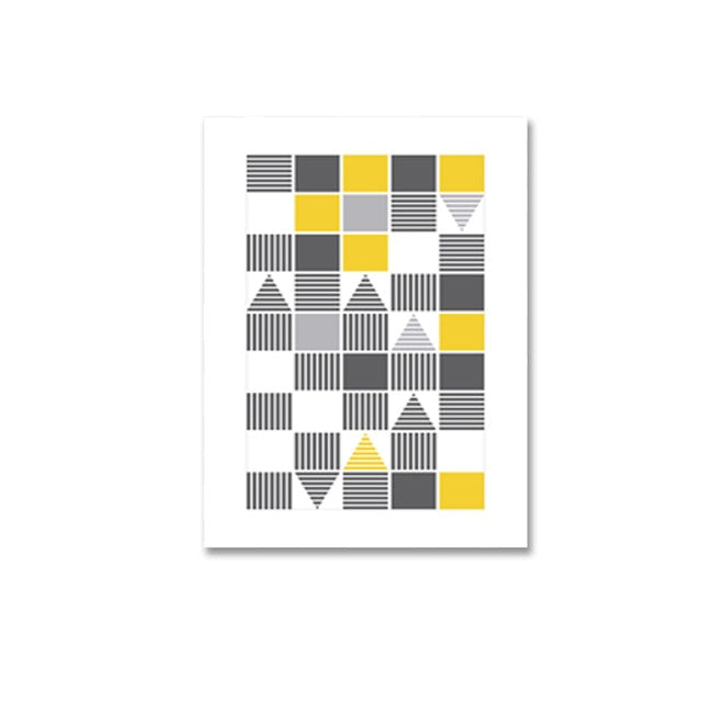 Puzzle Patterns Of Life - Canvas Wall Art Painting | Bowlift