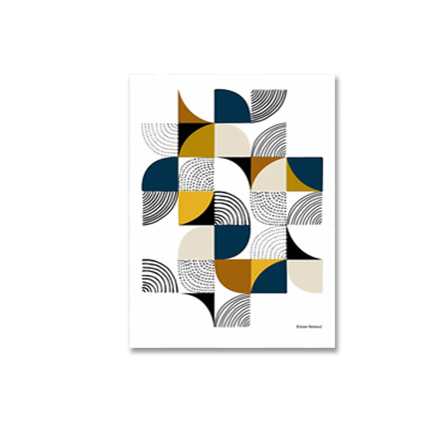 Puzzle Patterns Of Life - Canvas Wall Art Painting | Bowlift