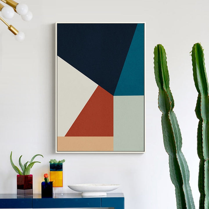 Geometric Prints - Canvas Wall Art Painting | Bowlift