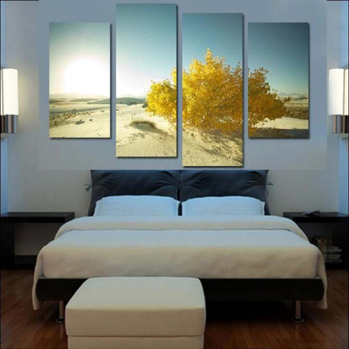 Desert Sunrise - Canvas Wall Art Painting | Bowlift
