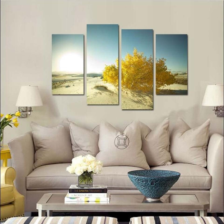 Desert Sunrise - Canvas Wall Art Painting | Bowlift