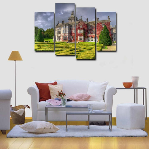 Beautiful Castle - Canvas Wall Art Painting | Bowlift