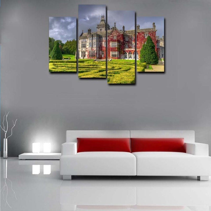 Beautiful Castle - Canvas Wall Art Painting | Bowlift