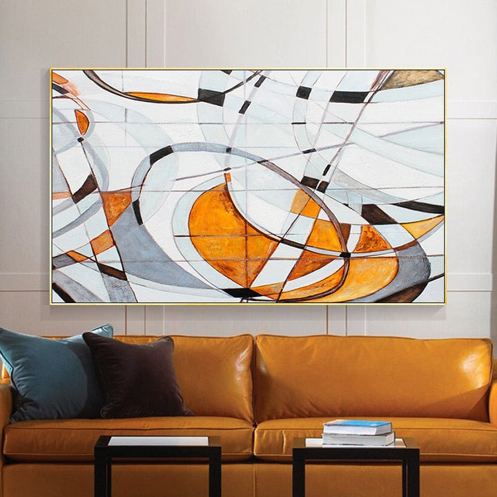 Orange Spread Out - Canvas Wall Art Painting | Bowlift