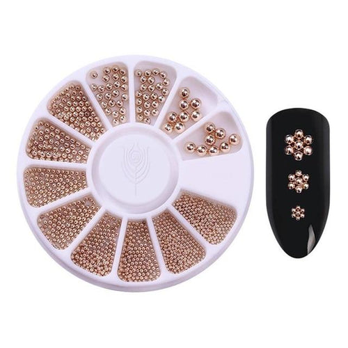Rhinestone Nail Art Beads | Bowlift