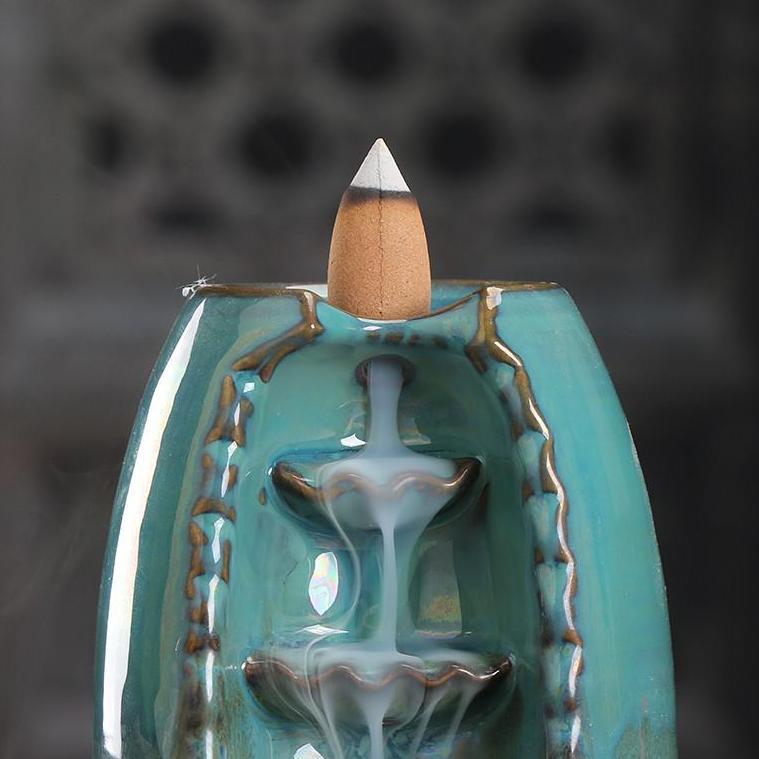 Waterfall River Backflow Incense Holder | Bowlift