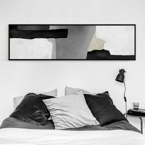 Grey In Shades - Canvas Wall Art Painting | Bowlift
