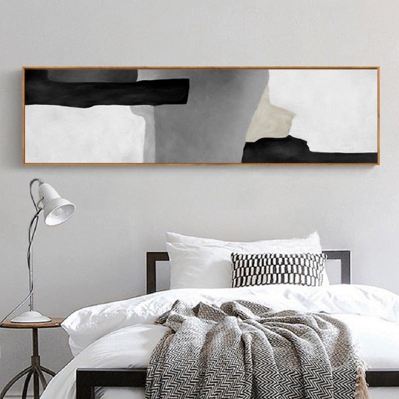 Grey In Shades - Canvas Wall Art Painting | Bowlift