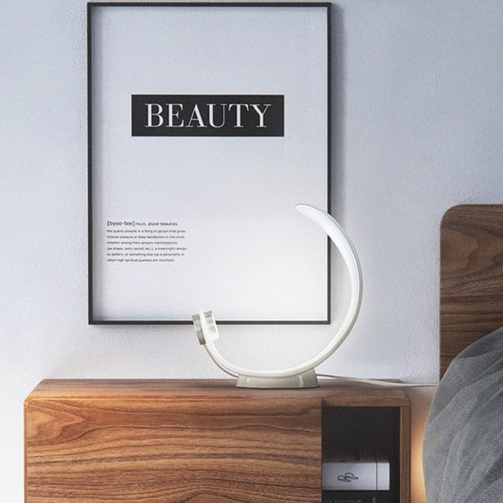 BowLift | Modern Nordic Curl Table LED Lamp