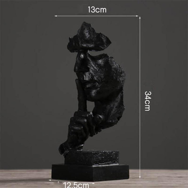 Silence Is Gold Miniature Sculpture | Bowlift