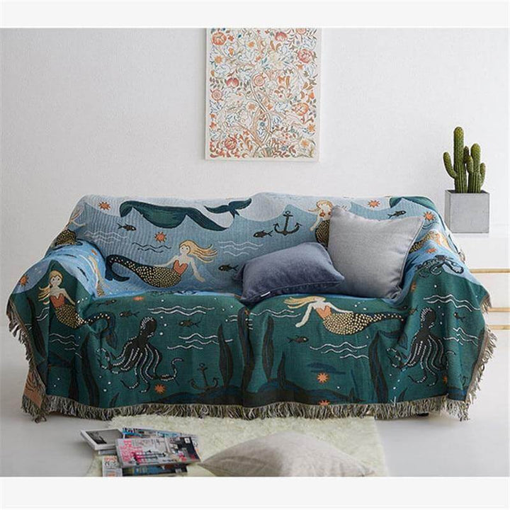 Mermaid Knitted Nordic Bowliftanket | Bowlift