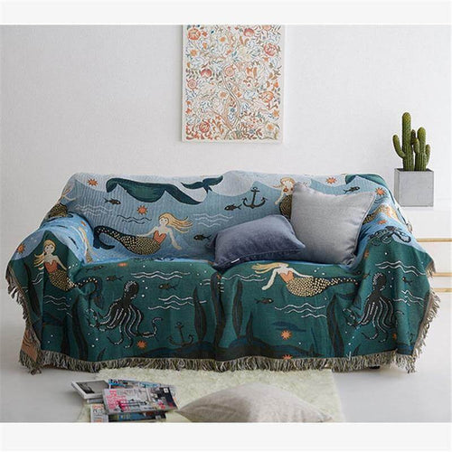 Mermaid Knitted Nordic Bowliftanket | Bowlift