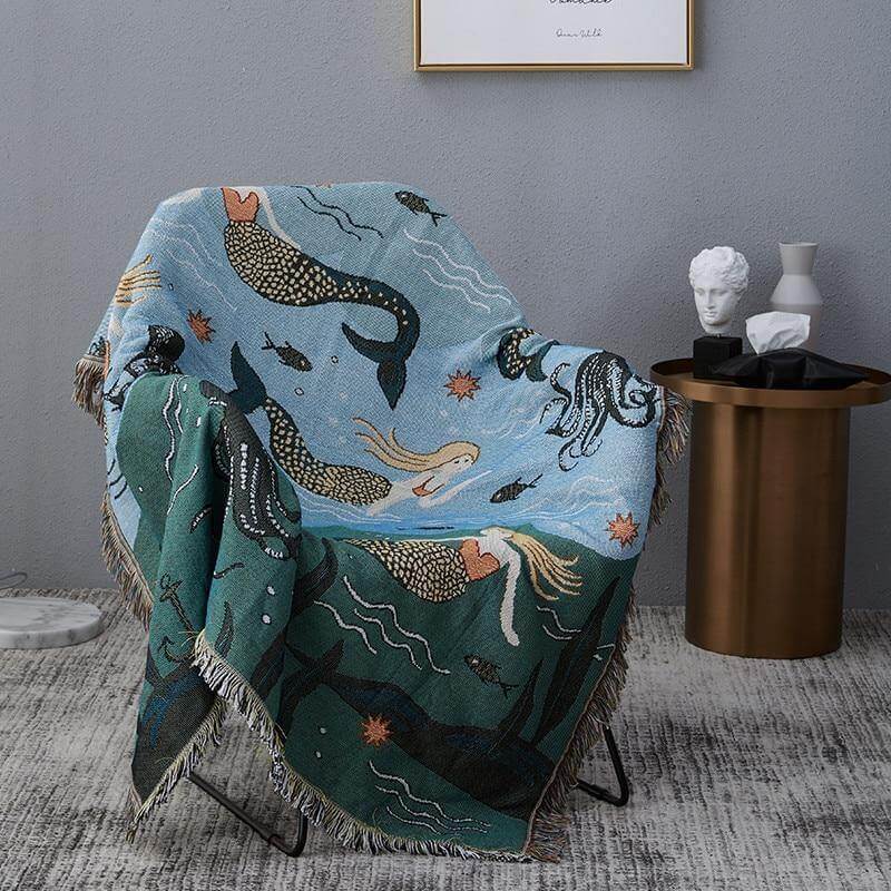 Mermaid Knitted Nordic Bowliftanket | Bowlift