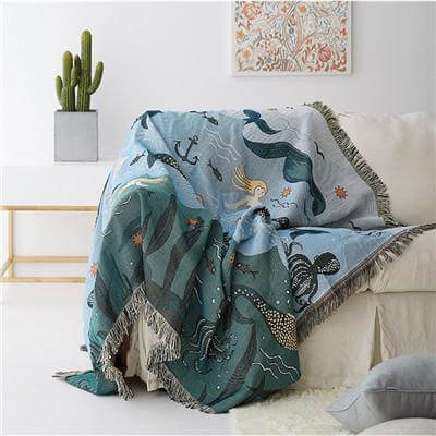 Mermaid Knitted Nordic Bowliftanket | Bowlift