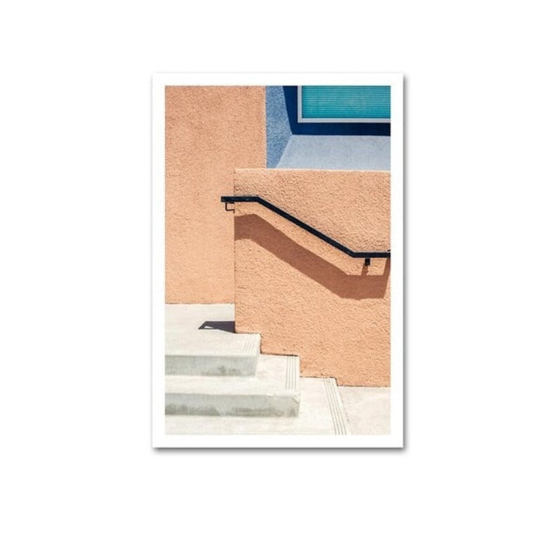 POP Fashion Buildings - Canvas Wall Art Painting | Bowlift