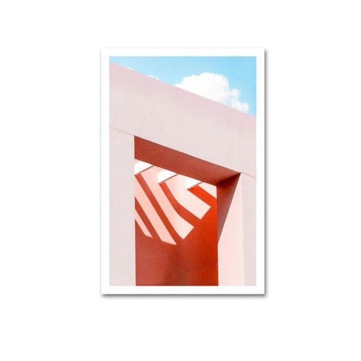 POP Fashion Buildings - Canvas Wall Art Painting | Bowlift