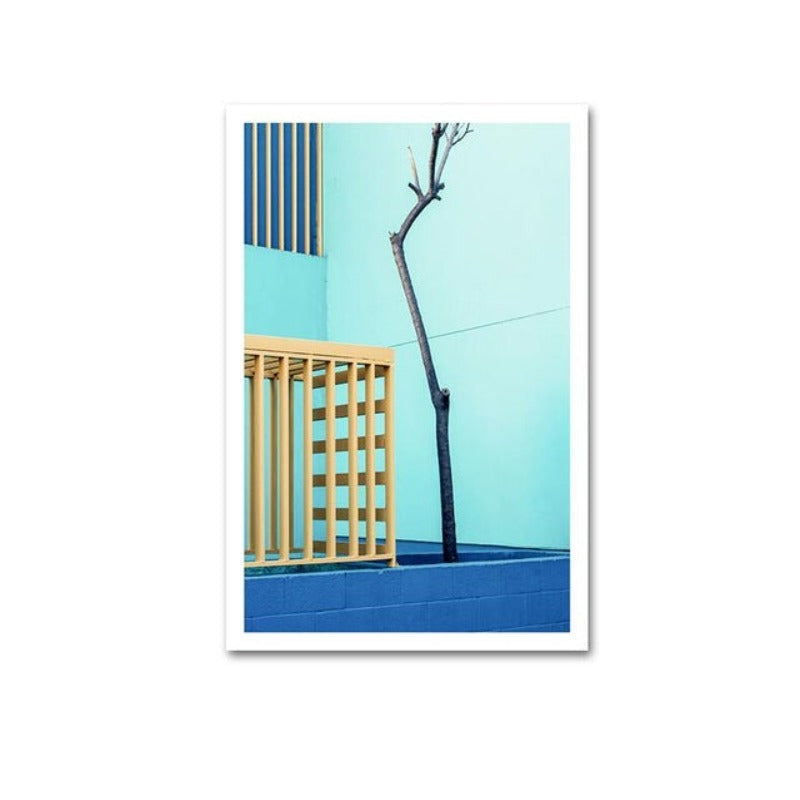 POP Fashion Buildings - Canvas Wall Art Painting | Bowlift
